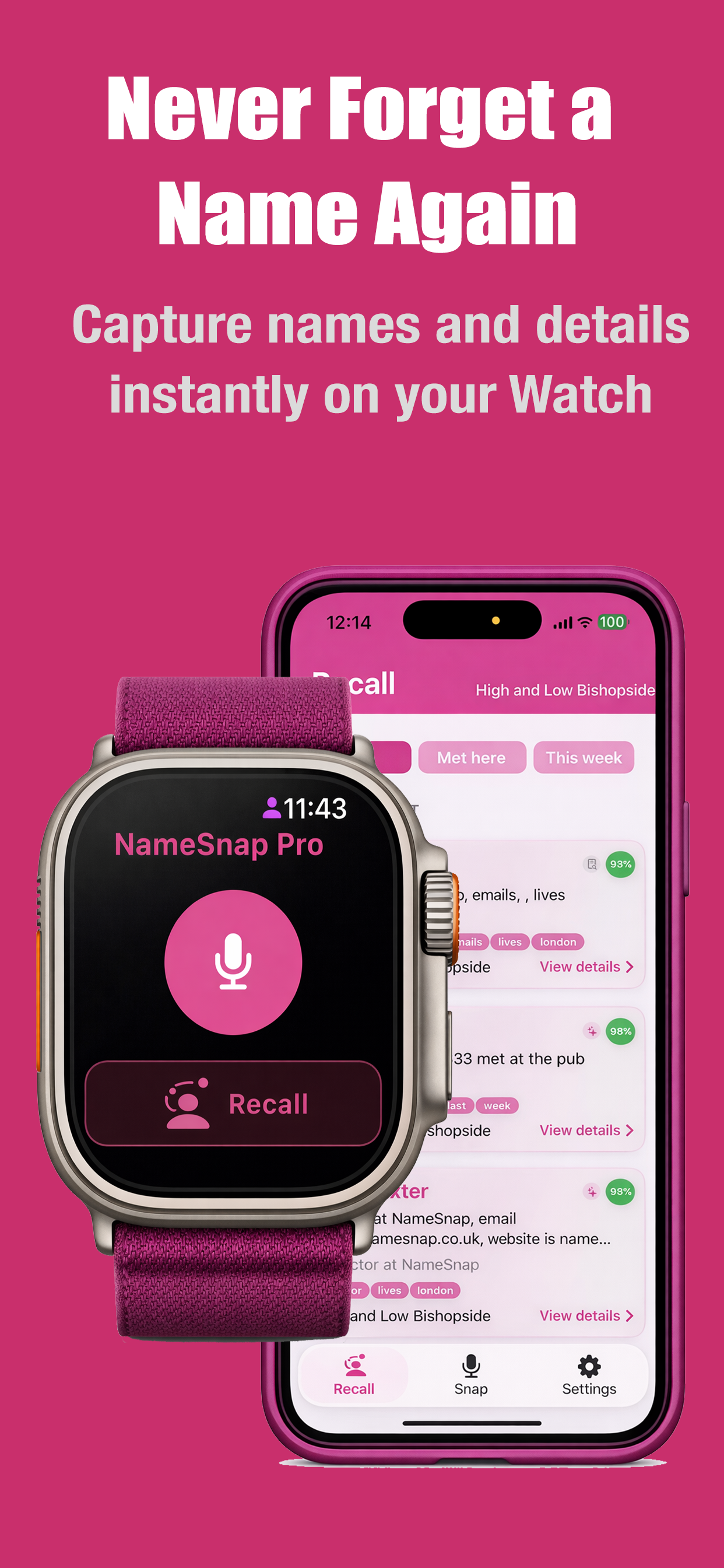 NameSnap app store visual 1
