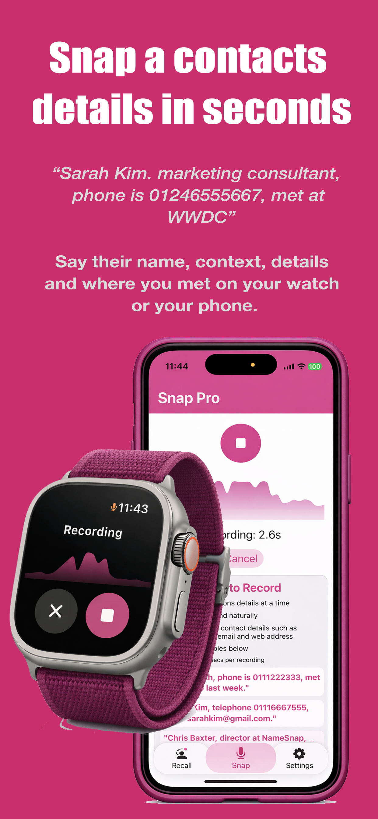 NameSnap app store visual 2